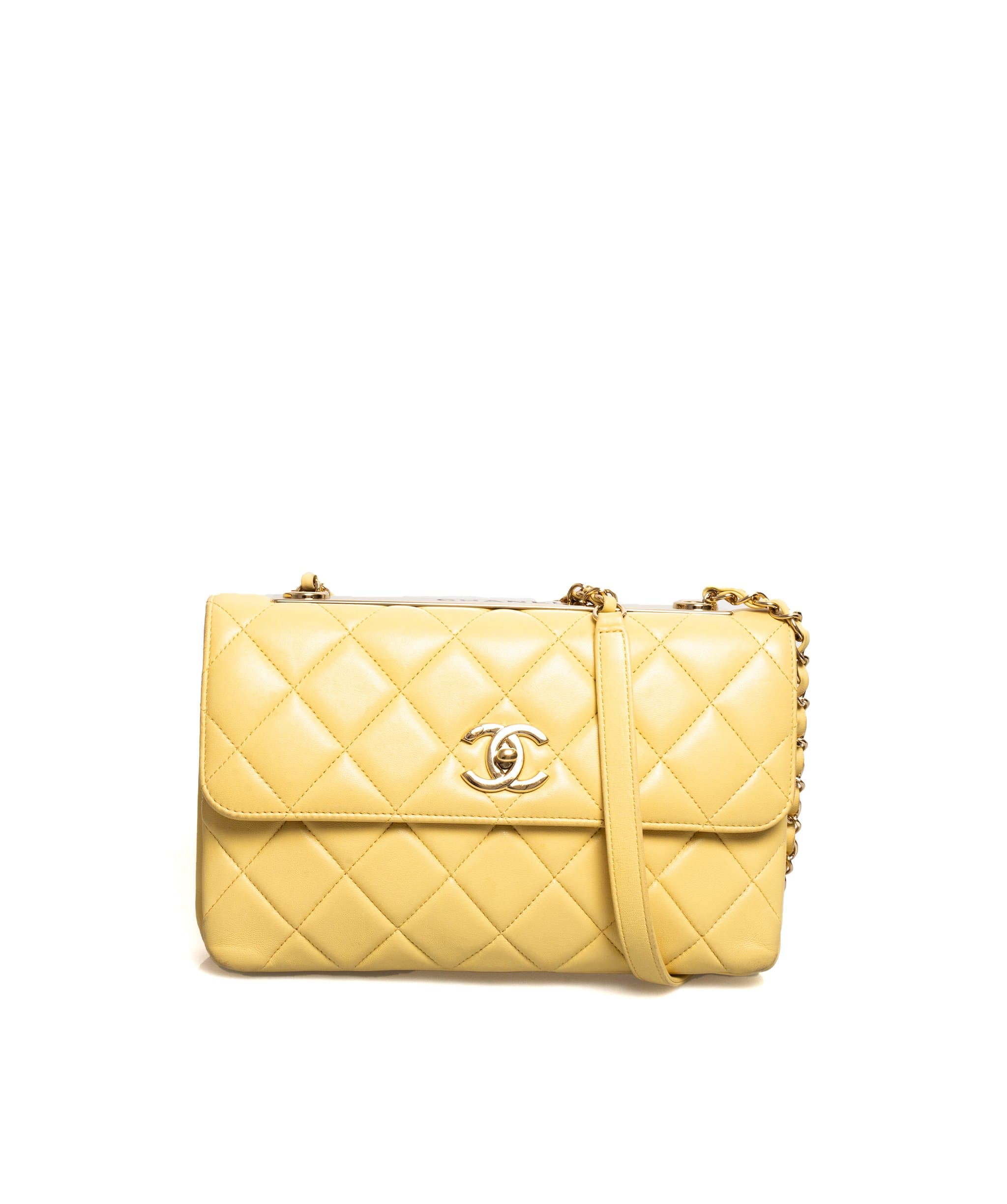 Chanel Neutrals CC Matelassé Flap Bag