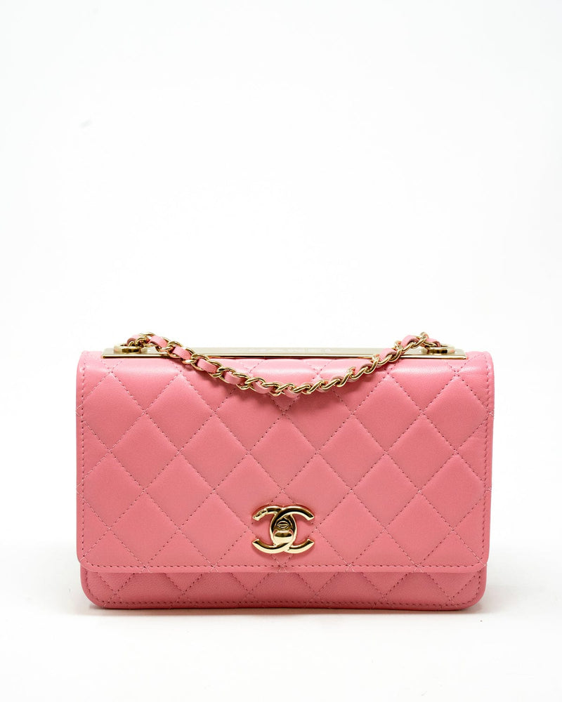 Chanels Gorgeous New Mini Flap Bag Is Pink  Comes With HeartShaped  Charms On Its Chain  GirlStyle Singapore