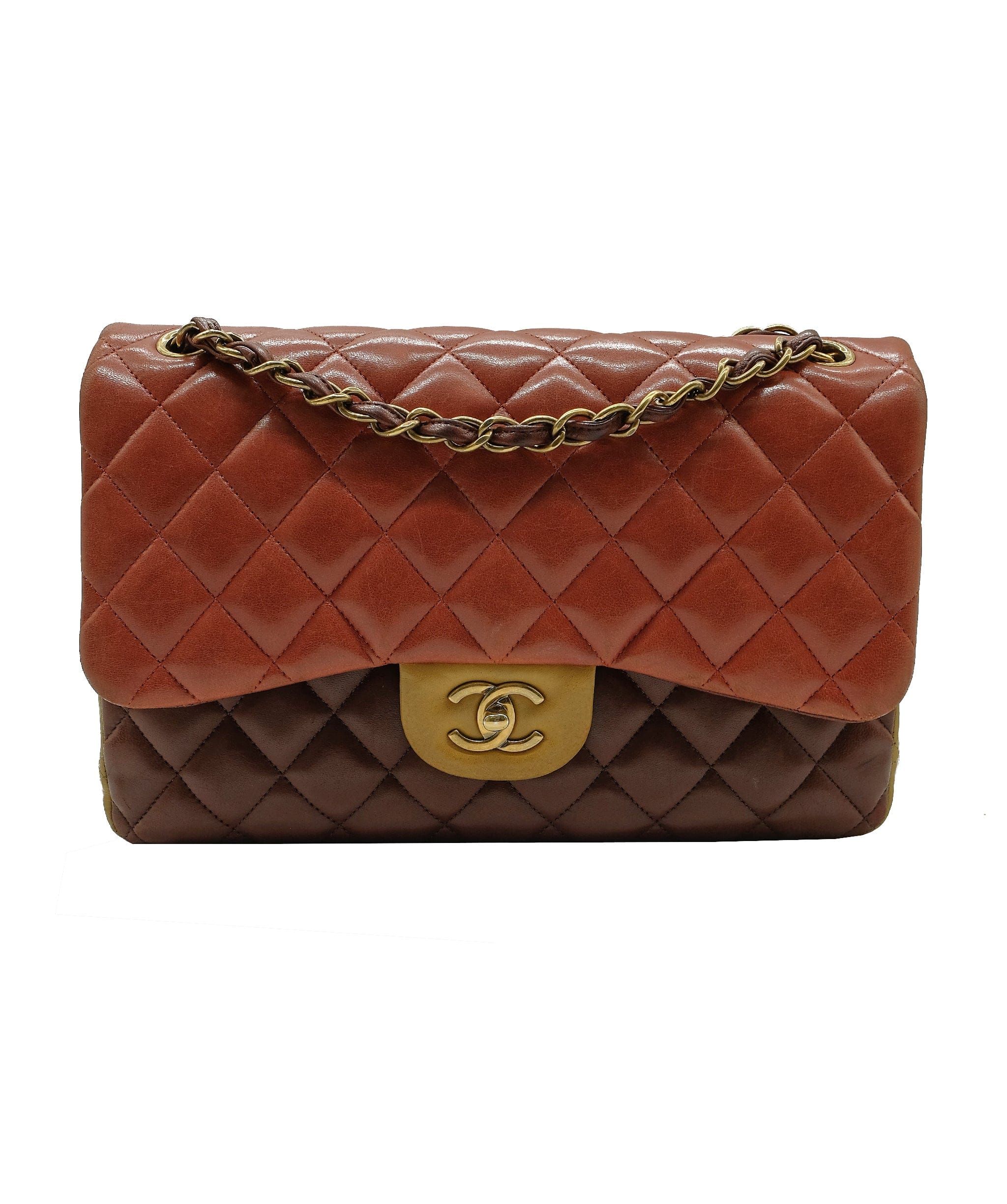 Chanel Chanel Tri Colour Jumbo Classic Flap REC1224