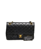 Chanel Chanel Vintage 10" Classic Flap Bag Balck - ASL1689