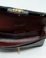 Chanel Chanel Vintage 9" Black Classic Flap with GHW - AWL2519