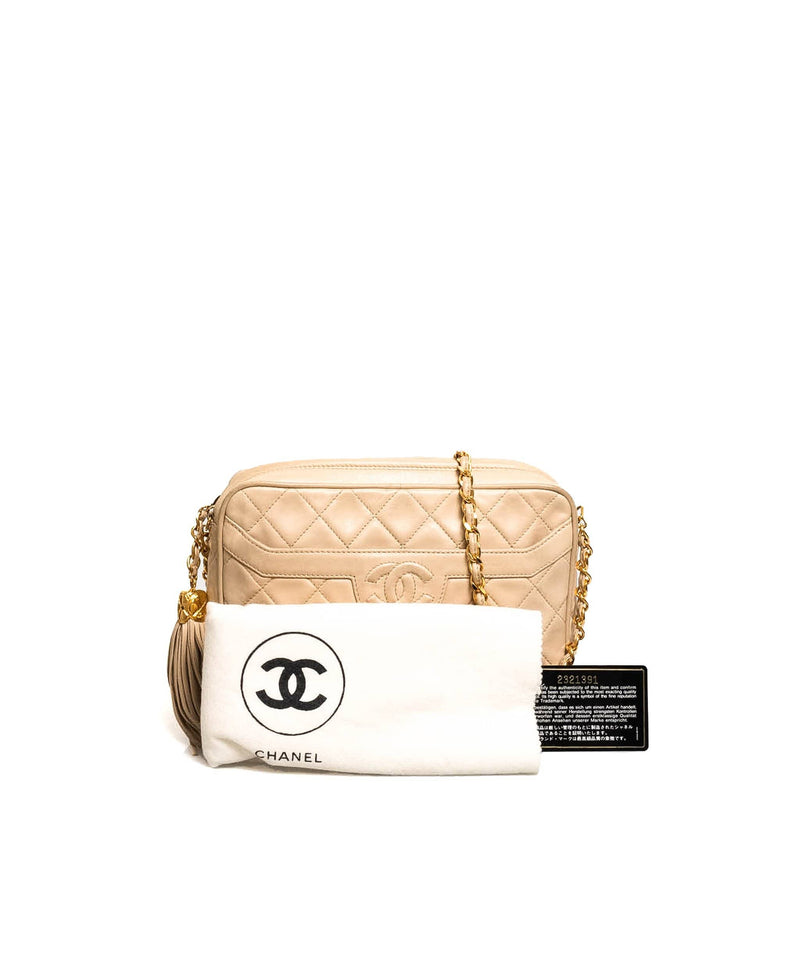 Chanel Chanel Vintage Beige Camera Crossbody Bag  - AWL1974