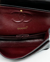 Chanel Chanel Vintage Black Medium 10" Classic Double Flap - AWL3138