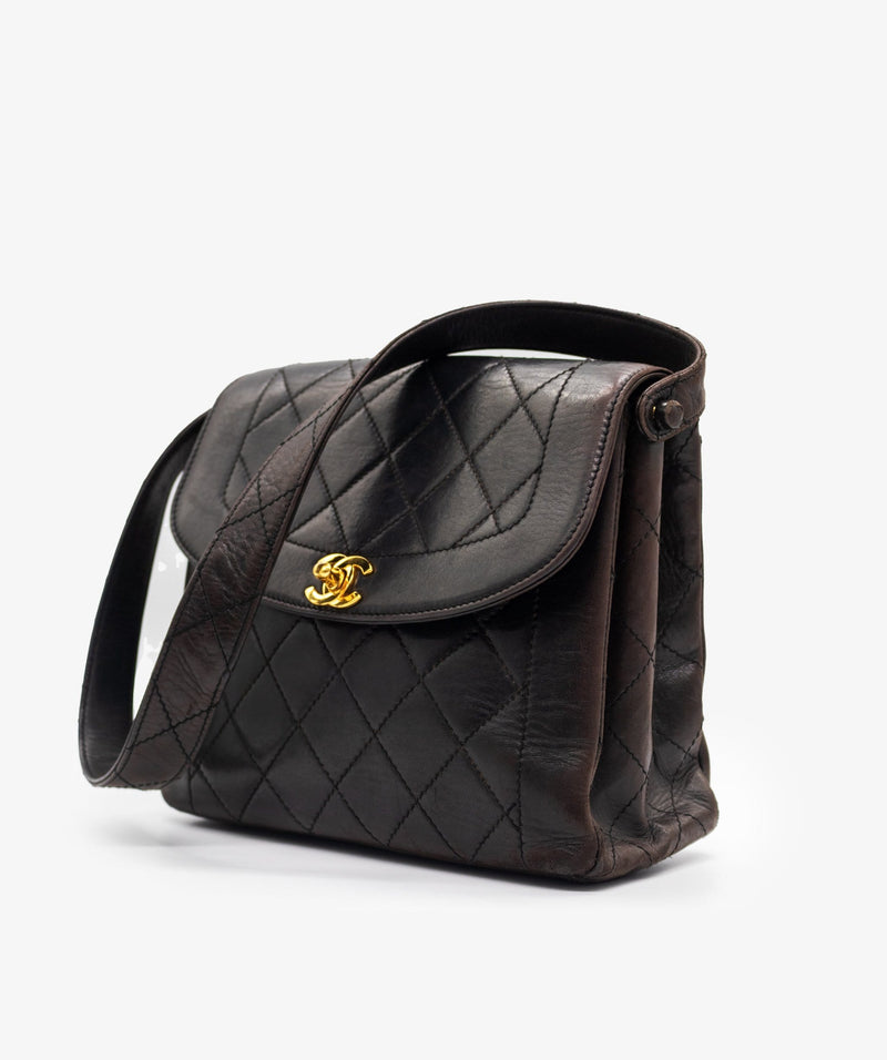 Chanel Chanel Vintage Black Shoulder bag RJL1267