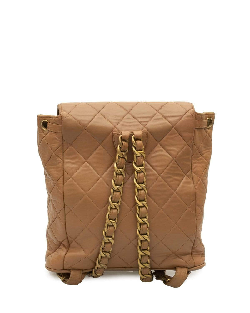 Chanel Vintage Caramel Dumas Backpack - AWL1399 – LuxuryPromise