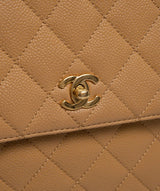 Chanel Chanel Vintage Caviar Skin Beige Kelly Bag - AWL1574