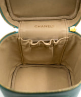Chanel Chanel Vintage Caviar Skin Tiffany Blue Upright Case - AWL3771