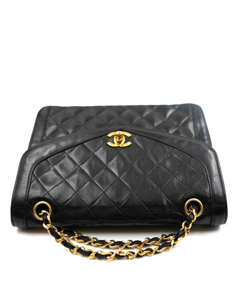 Chanel Chanel Vintage Classic Flap Bag with Half Moon Flap ASL1087