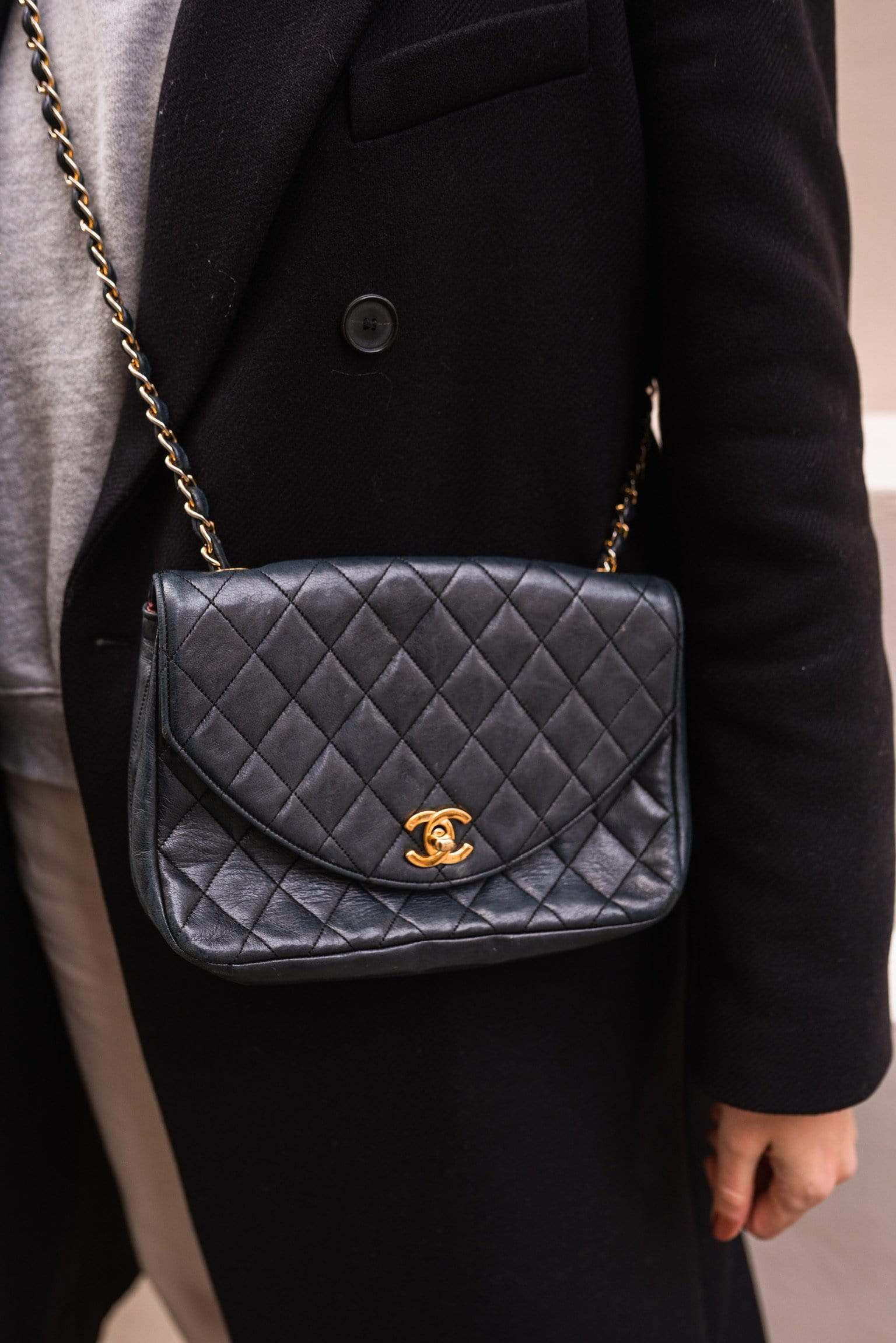 Chanel Chanel Vintage Lambskin Flap Bag - ADL1519