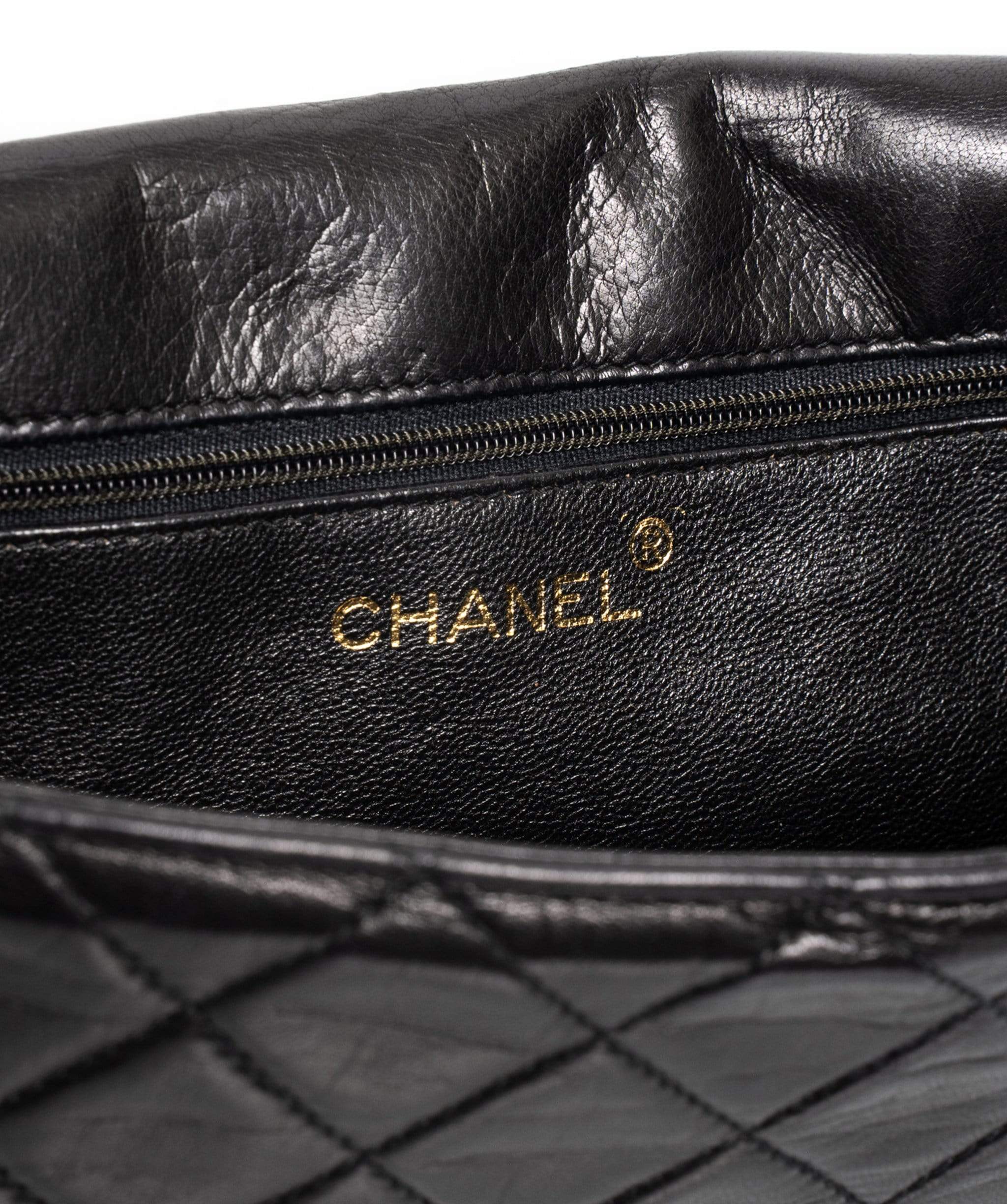 Chanel Chanel Vintage Lambskin Quilted Camera Flap Bag GHW AGL1078