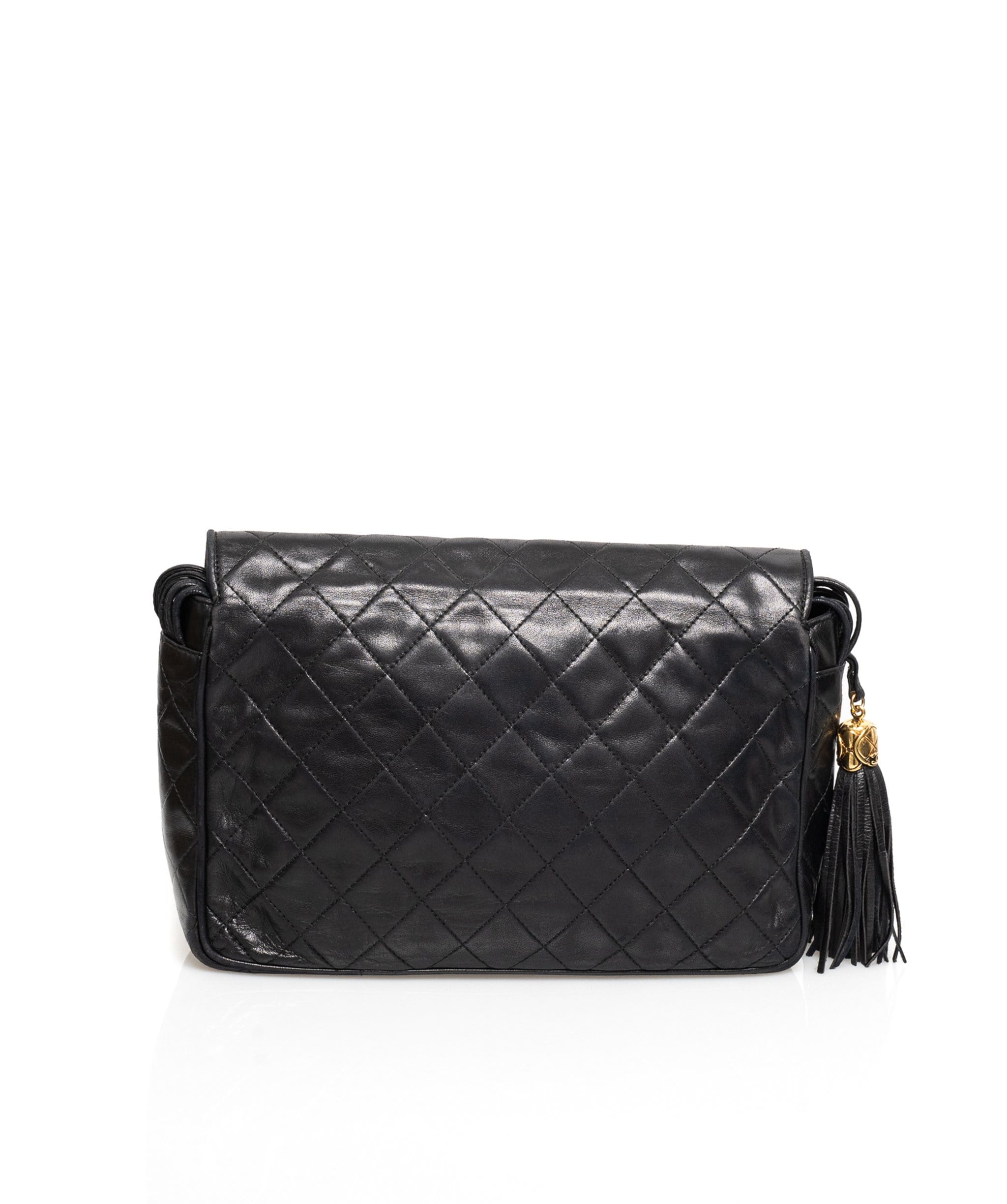 Chanel Chanel Vintage Lambskin Quilted Camera Flap Bag GHW AGL1078