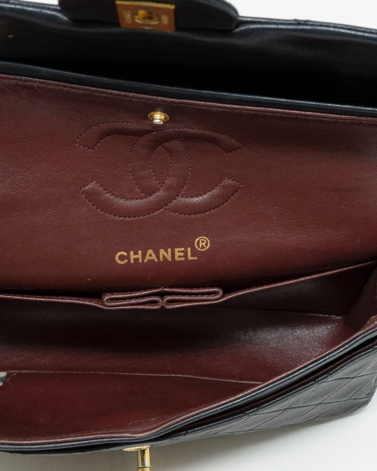 Chanel Chanel Vintage Lamsbkin GHW Small Flap Bag - ADL1875