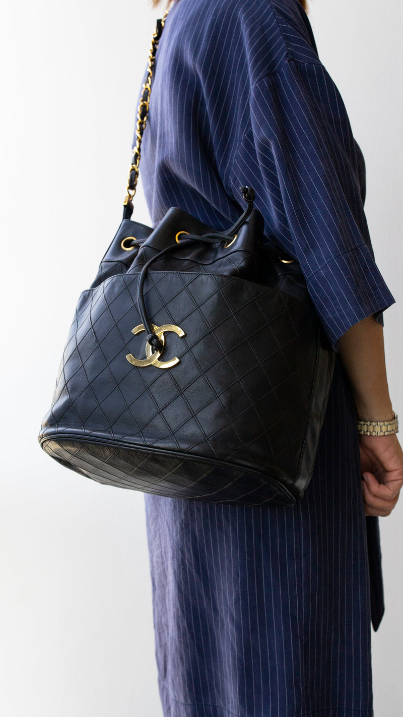 Chanel Vintage Large Bucket Bag GHW ASL3247 – LuxuryPromise