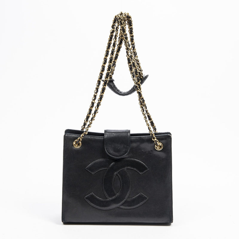 Chanel Chanel Vintage Large CC Logo Chain Tote - AWL1451