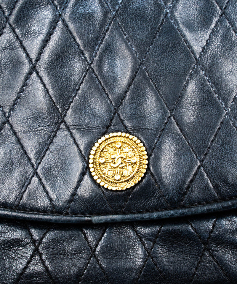 Chanel Chanel Vintage Matelasse Half Moon Bag - AWL3511