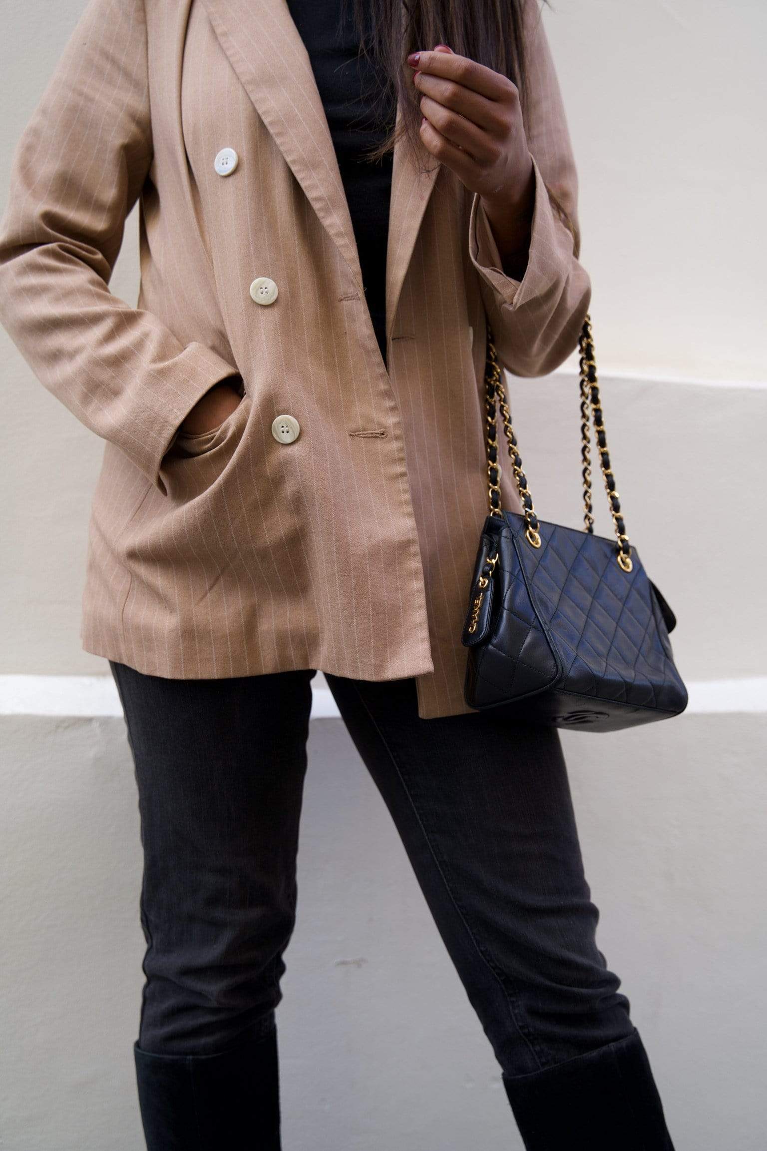 Chanel Chanel Vintage Matelasse Lambskin Leather Shoulder Bag - AWL1893