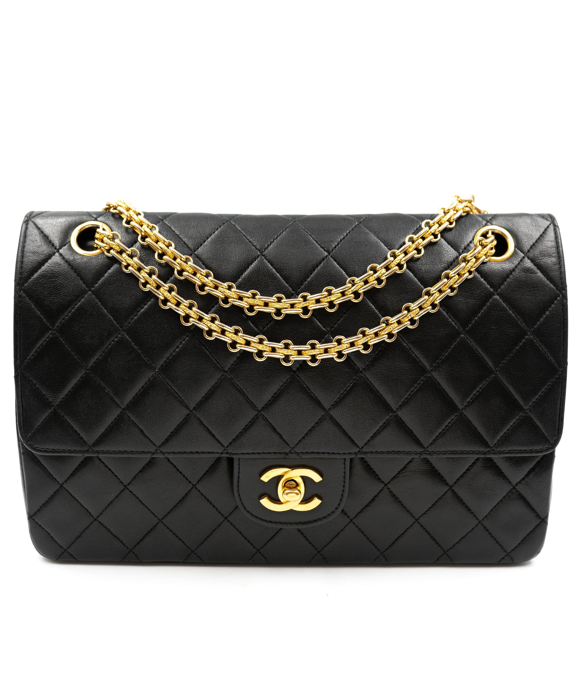 Chanel Lambskin Retro Chain Accordion Flap Bag (SHF-23788)