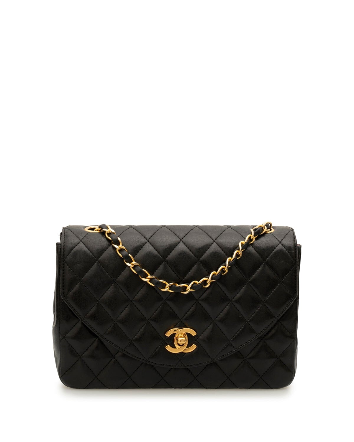 Timeless Chanel classic envelope Black Lambskin ref.500147 - Joli