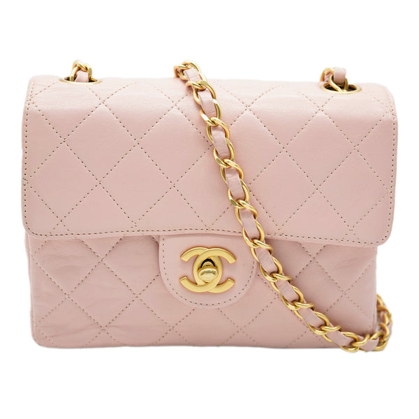 Chanel vintage pink mini flap ALC0367 – LuxuryPromise