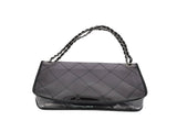 Chanel Chanel Vintage PVC Opaque Vinyl Classic Flap bag with SHW - AWC1254