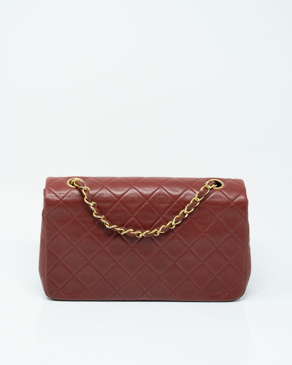 Mini flap bag Lambskin  silvertone metal red  Fashion  CHANEL