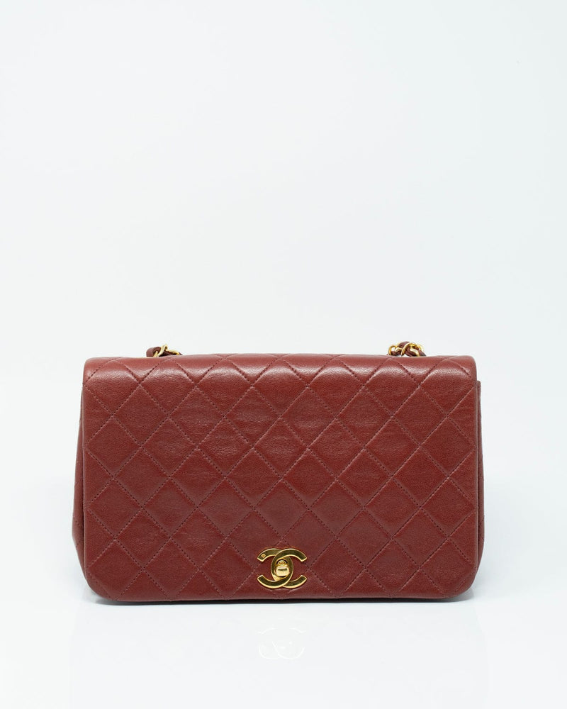 Chanel Vintage Red Full Flap Classic Flap bag - AWL2516