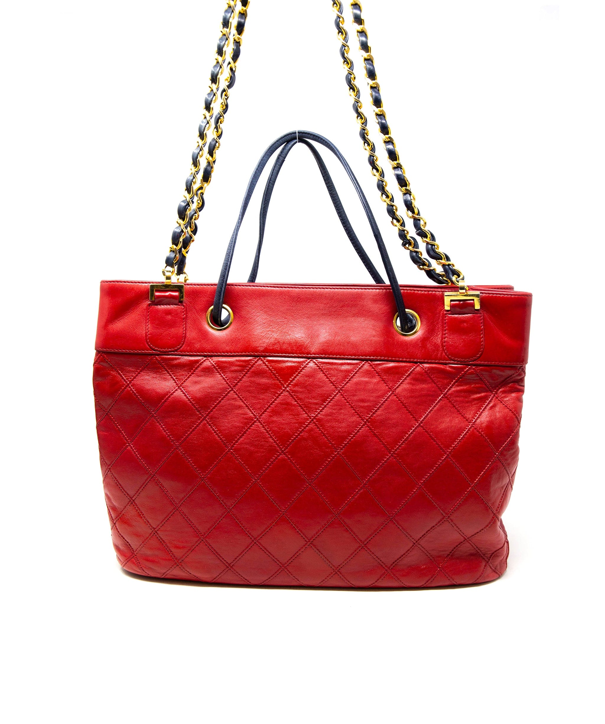 Chanel Chanel Vintage Red Tote bag with Drawstring Closure AWC1221