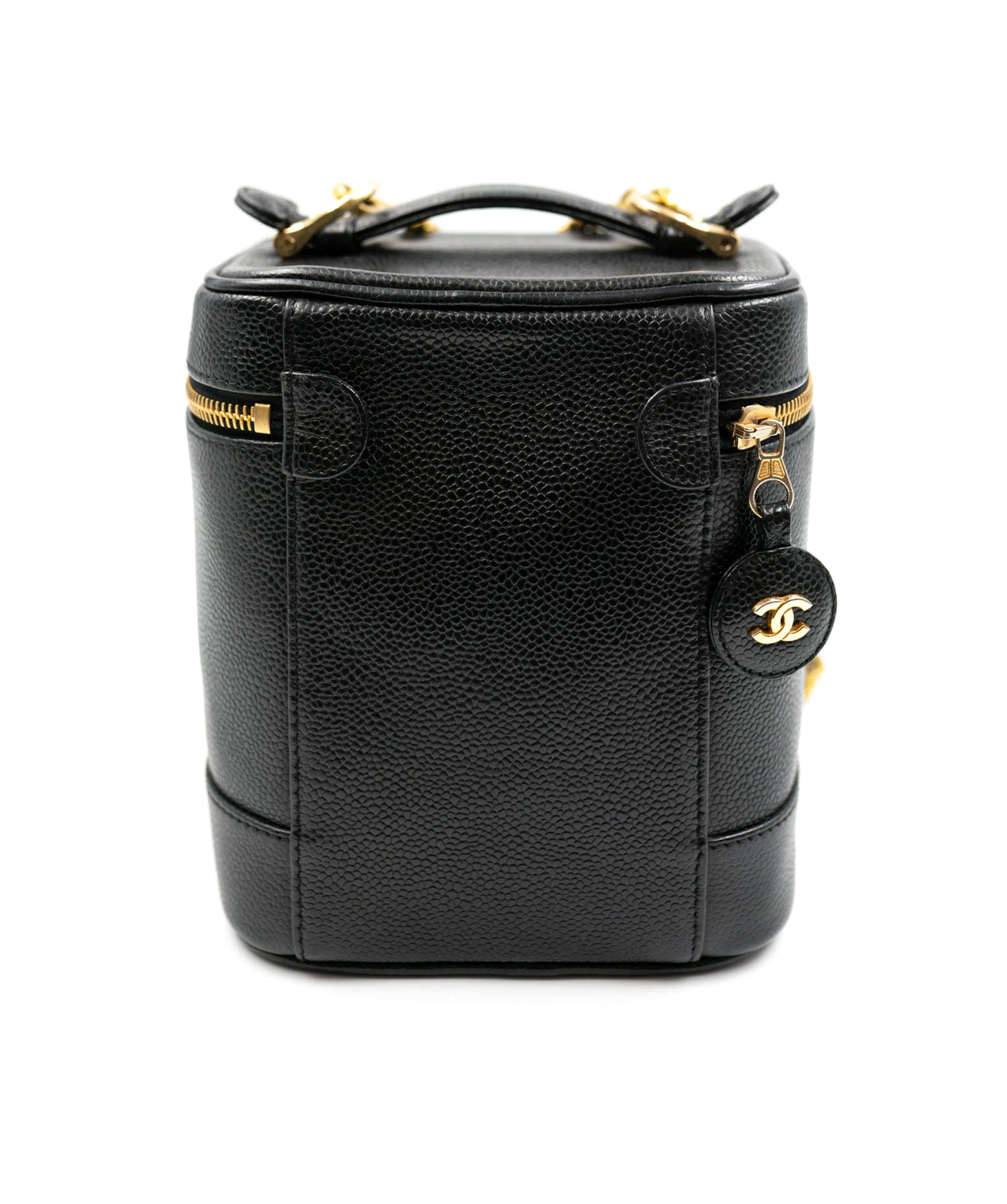 Chanel Chanel VTG Black Vanity Case With GHW SYL1049
