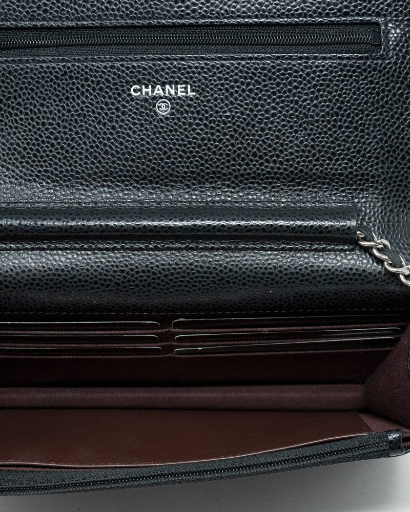 Chanel woc caviar silver hardware hot sale