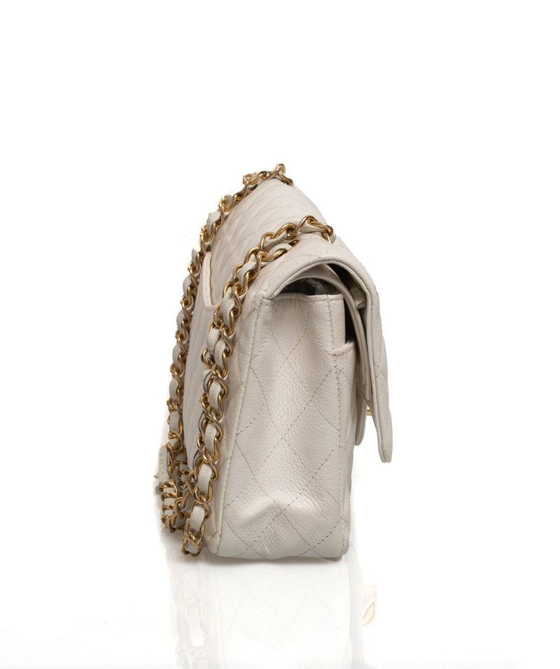 Chanel Classic Small Double Flap Bag in Light Beige
