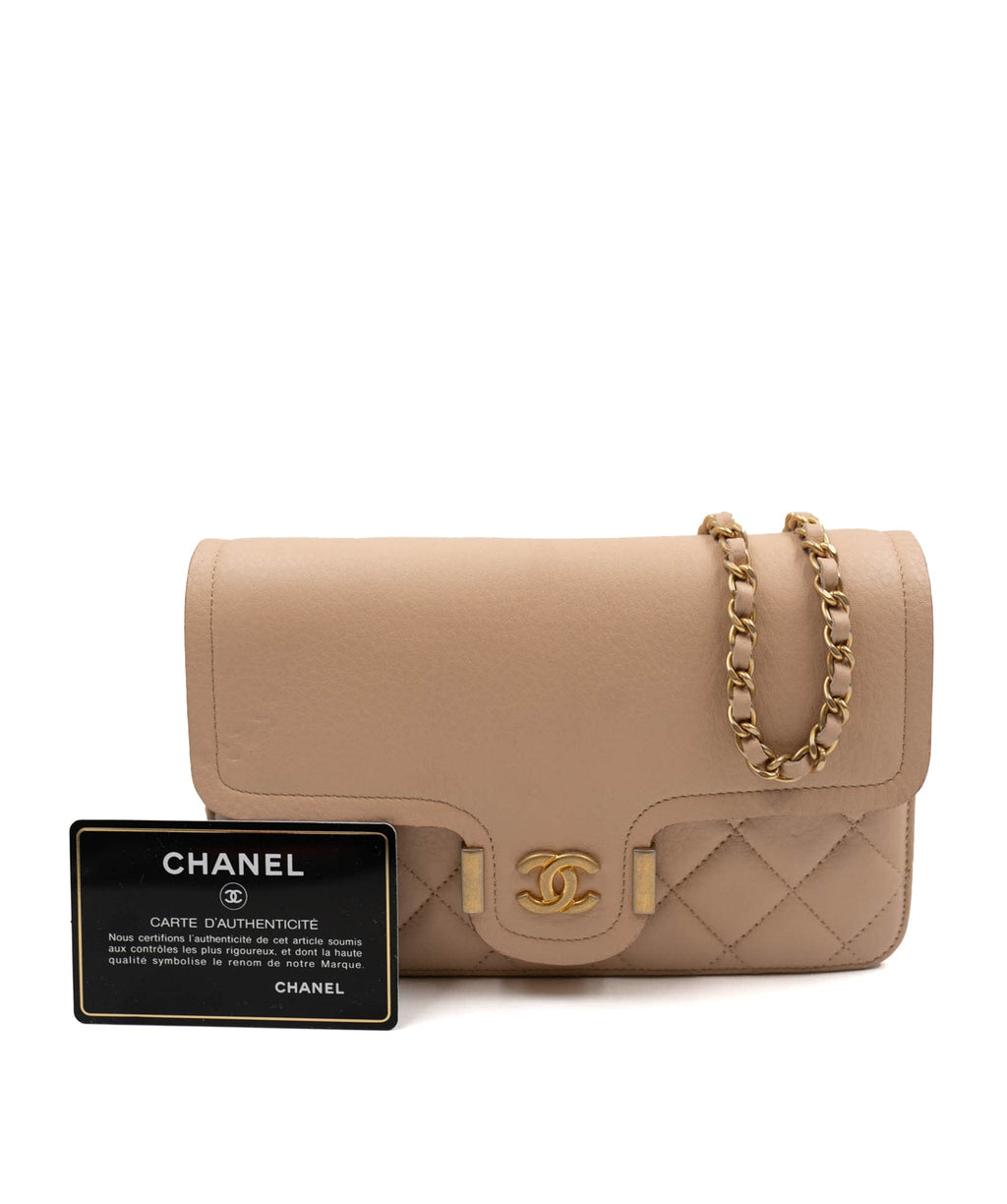 Chanel Beige WOC with GHW ALC0034 LuxuryPromise