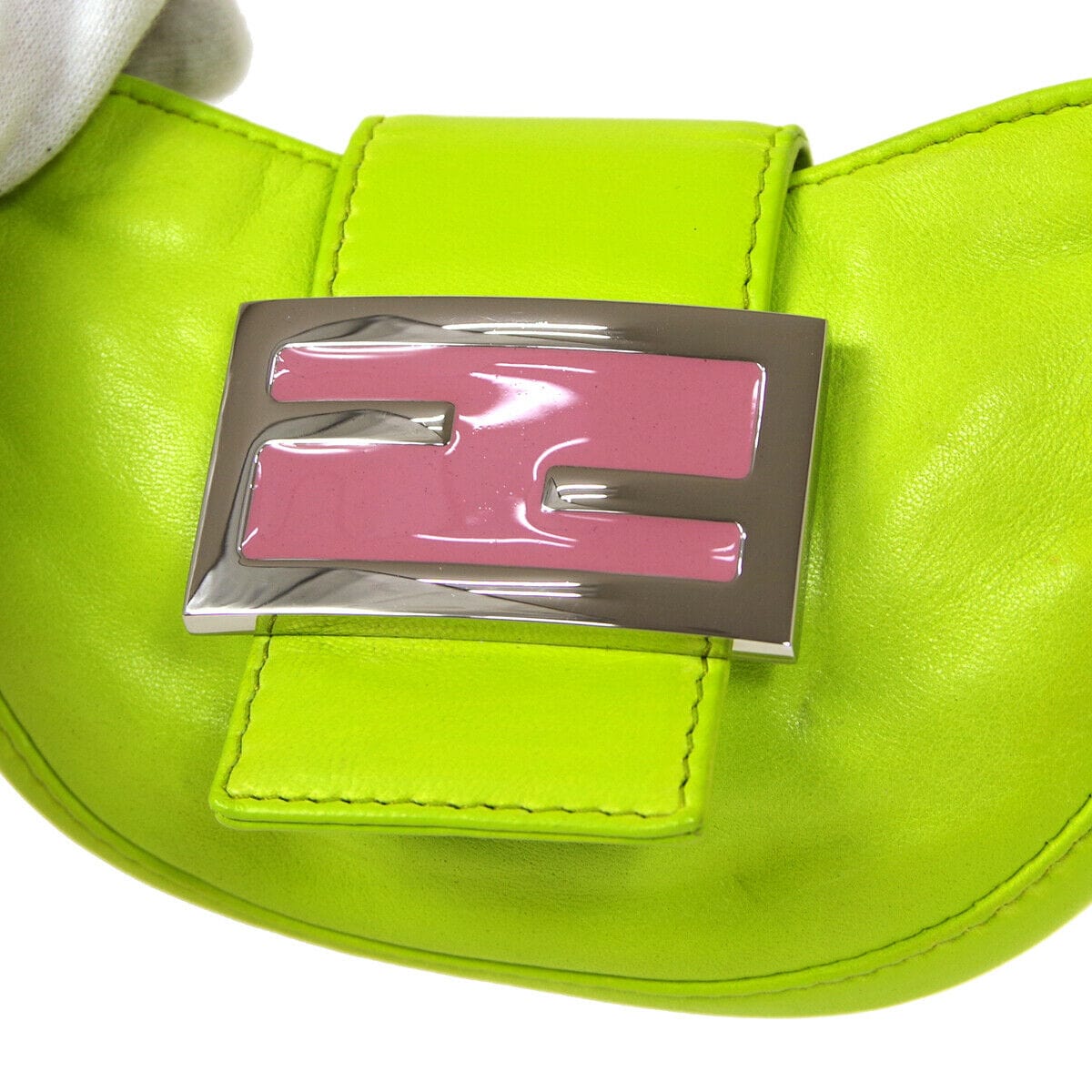 Chanel Fendi neon green mini bag UKL1072