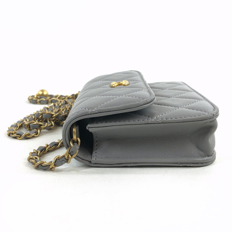 Chanel CC Crown Small Flap Bag - Blue Shoulder Bags, Handbags - CHA81419