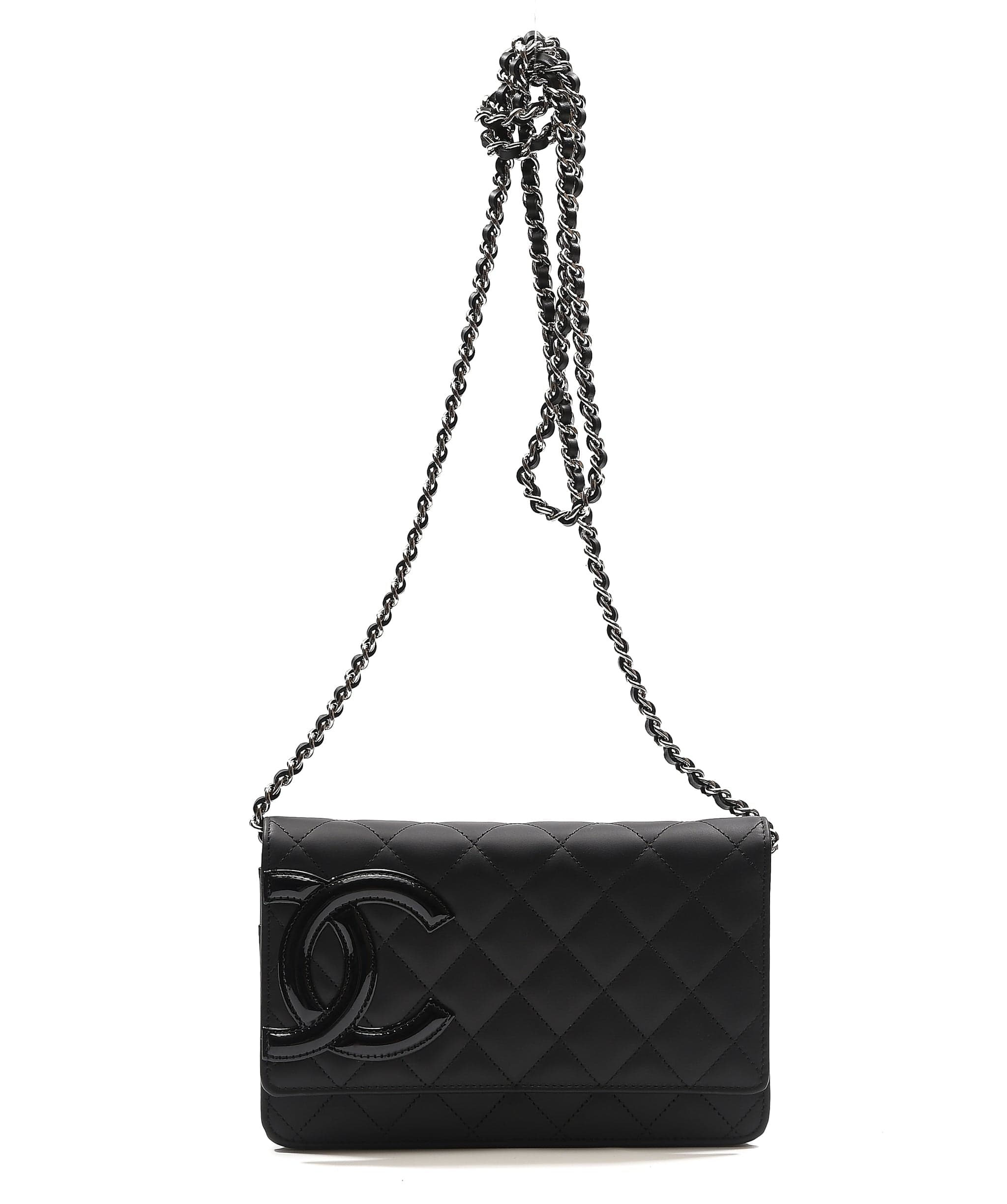 Chanel Preloved Chanel Cambon WOC Black Lambskin SKC1019
