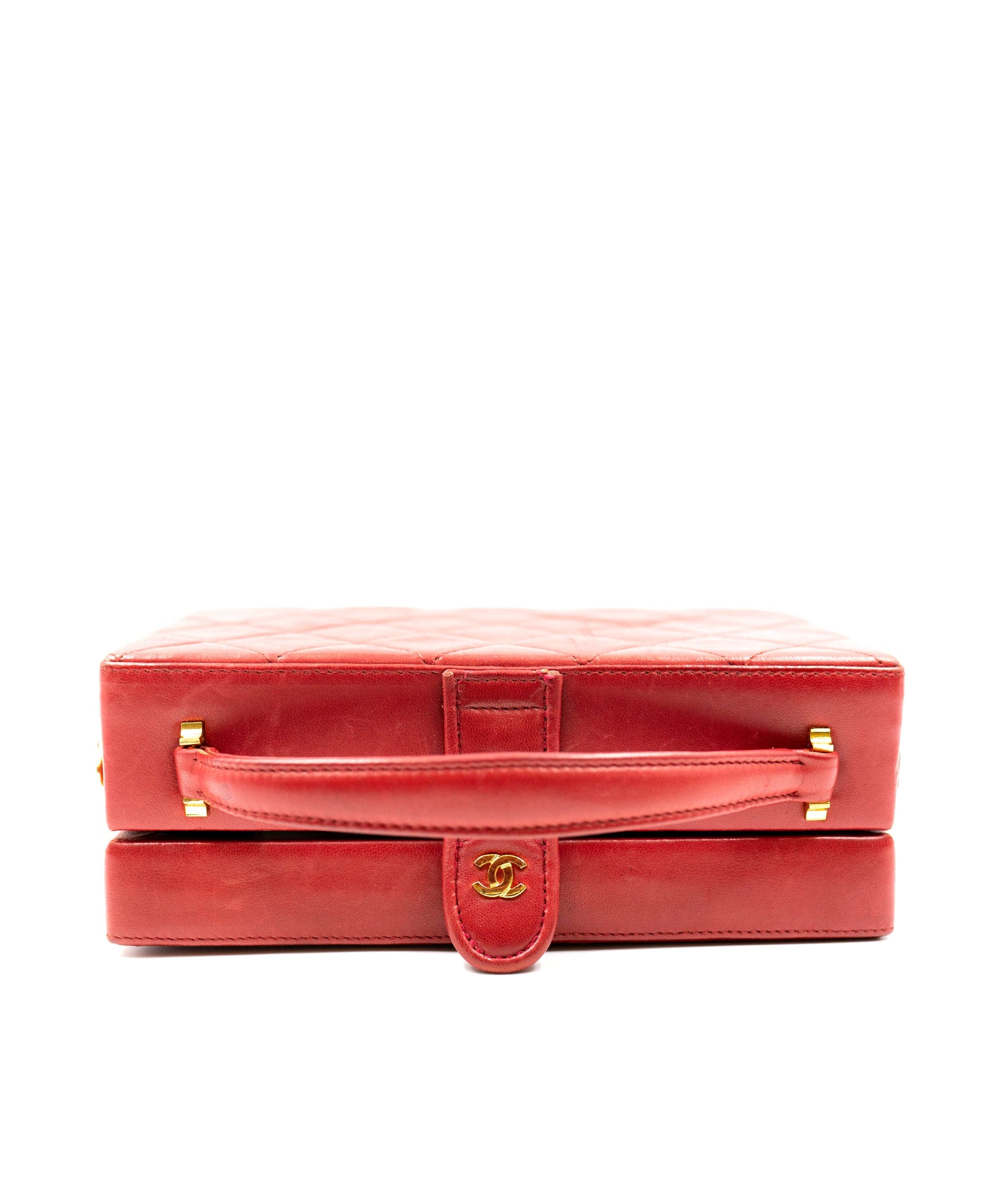Chanel Rare Vintage Chanel Red Box Vanity Case - AWL2263