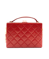 Chanel Rare Vintage Chanel Red Box Vanity Case - AWL2263