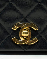 Chanel Vintage Chanel Black Full Flap Bag - AWL2258