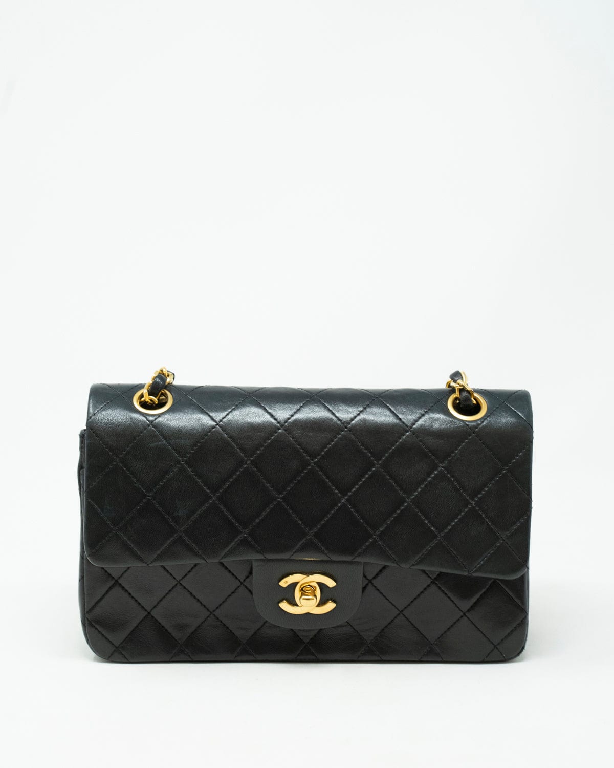 Chanel Vintage Chanel Black Small Classic Double Flap Bag - ASL2884