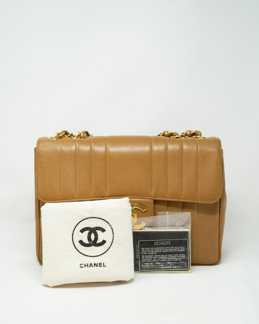 Chanel Caramel Caviar Jumbo Classic w/ Silver Hardware – Only