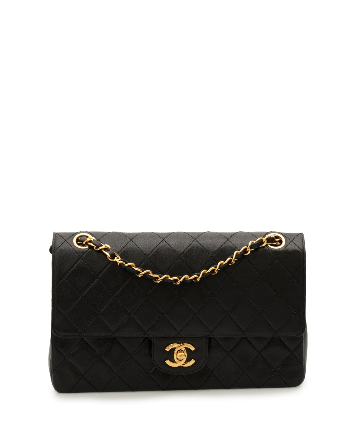 Chanel Vintage Chanel Classic Double Classic Flap Medium Bag GHW - ASL1937