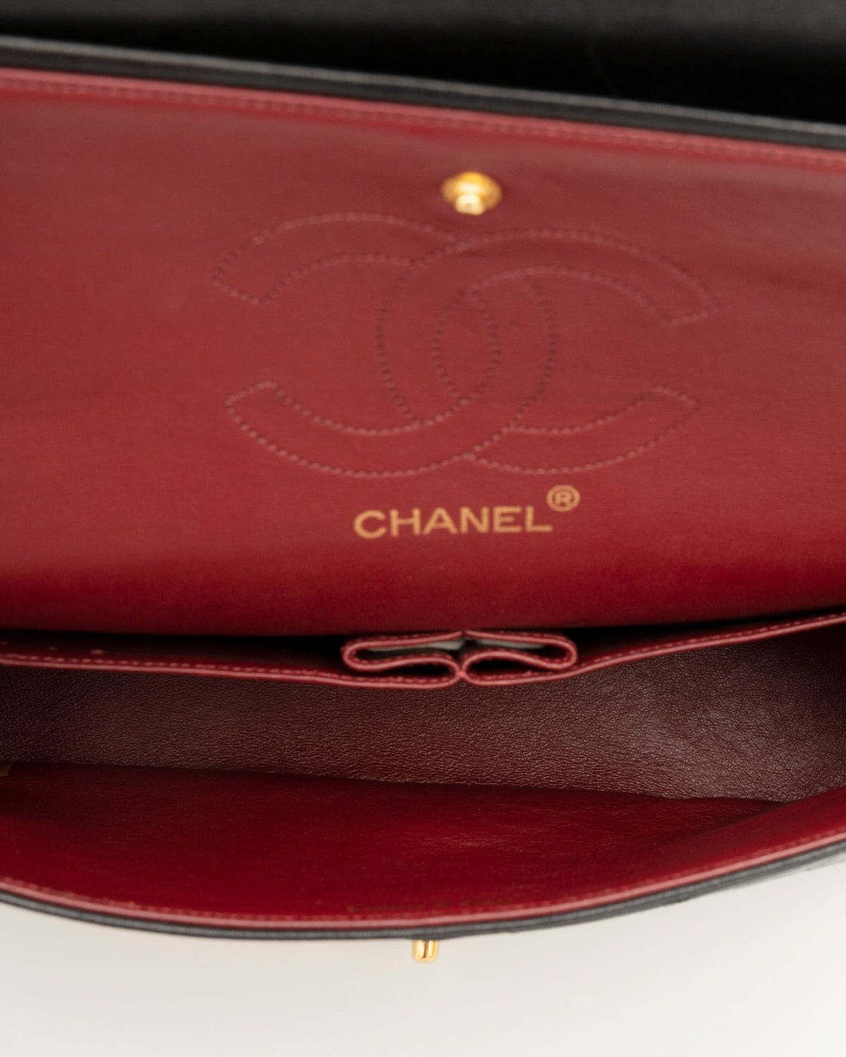 Chanel Vintage Chanel Classic Double Classic Flap Medium Bag GHW - ASL1937