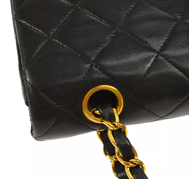 Chanel Vintage Black Caviar Square Classic Flap Crossbody Bag 24k GHW –  Boutique Patina