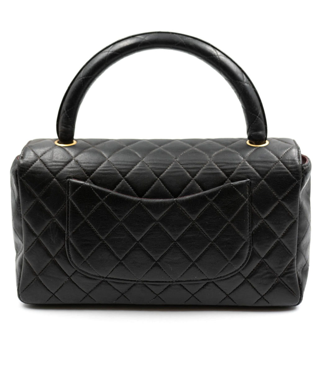 Vintage Chanel Medium Kelly Bag Black Lambskin GHW - ASL1959 – LuxuryPromise