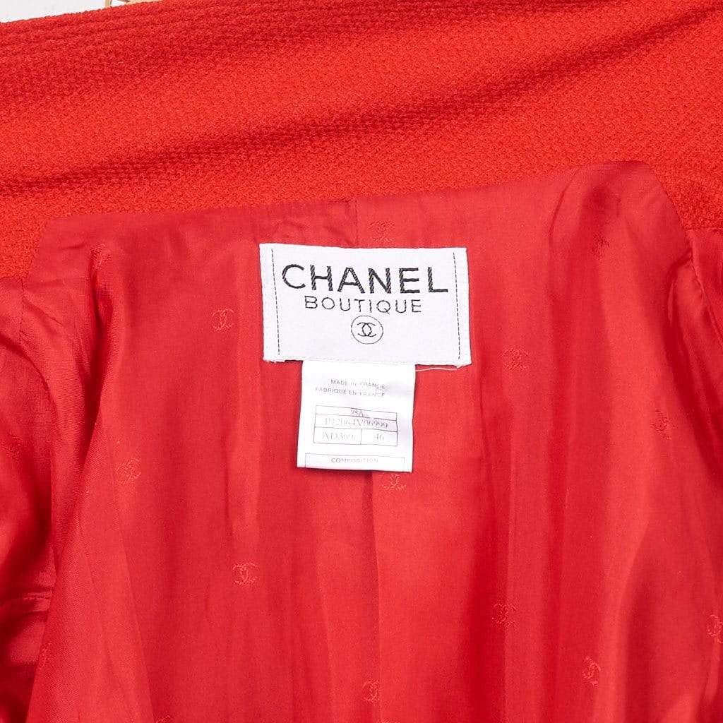 Chanel AUCTION Chanel Red Blazer