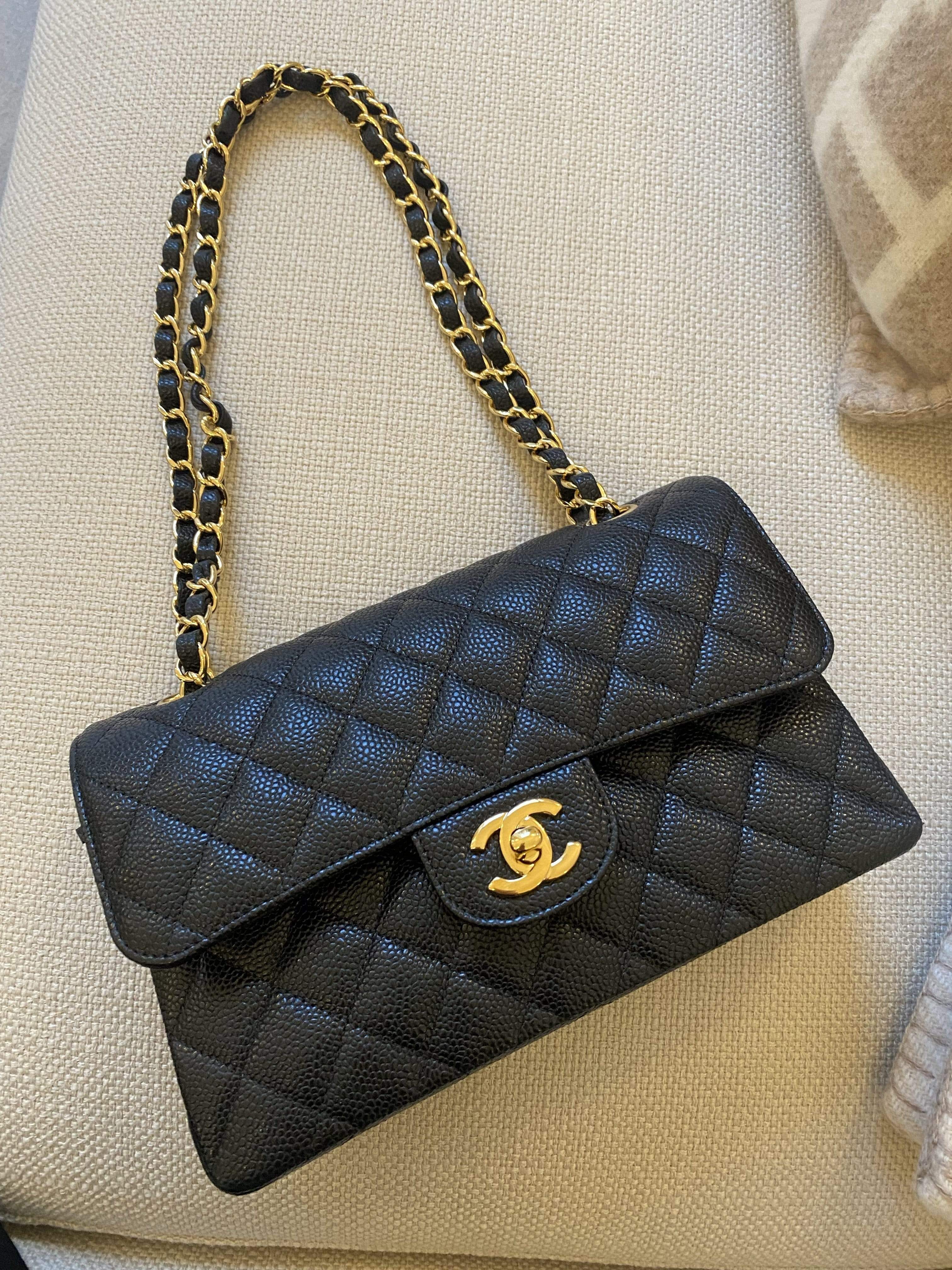 Chanel caviar flap small gold hardware – LuxuryPromise
