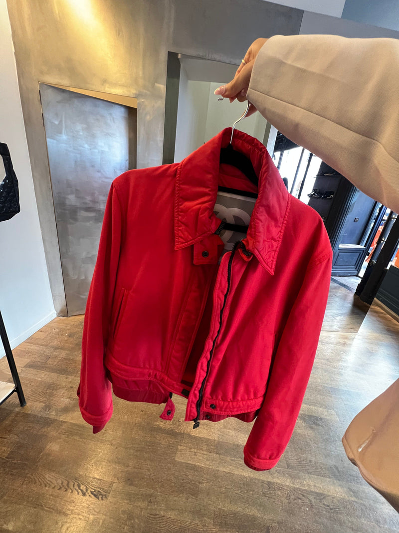 Chanel Chanel 03A Puffer Jacket Red ASL4492