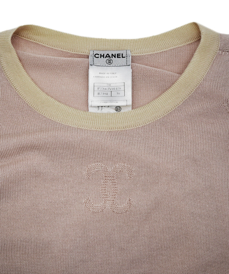 Chanel hot sale cream sweater