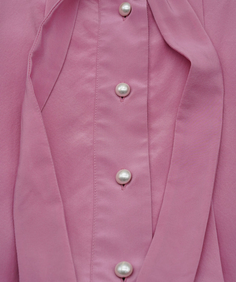 Chanel Chanel 100% Silk Pink Pleated Mini Dress ASL4603