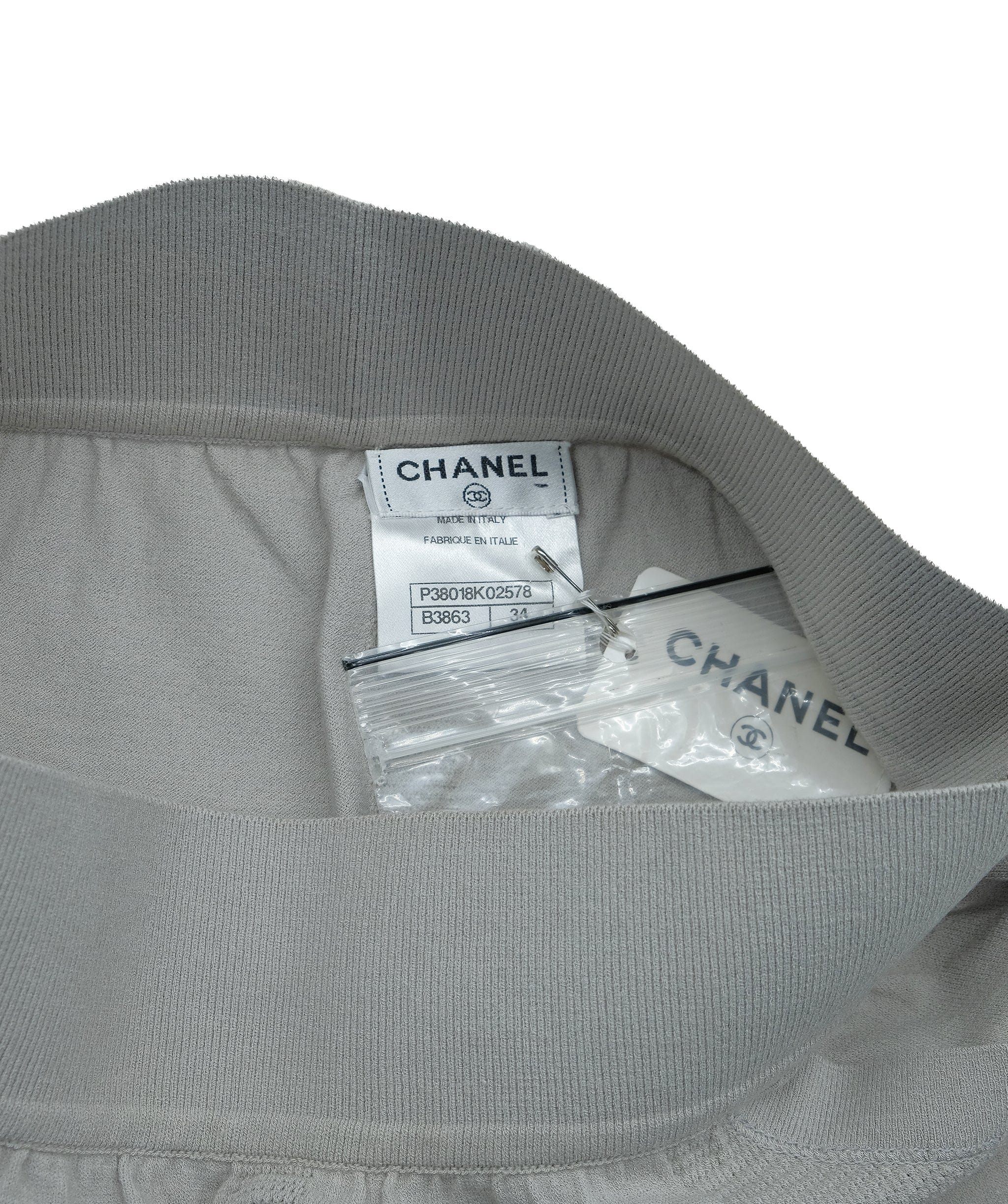Chanel Chanel 10P Mini Skirt Gray
 ASL7488