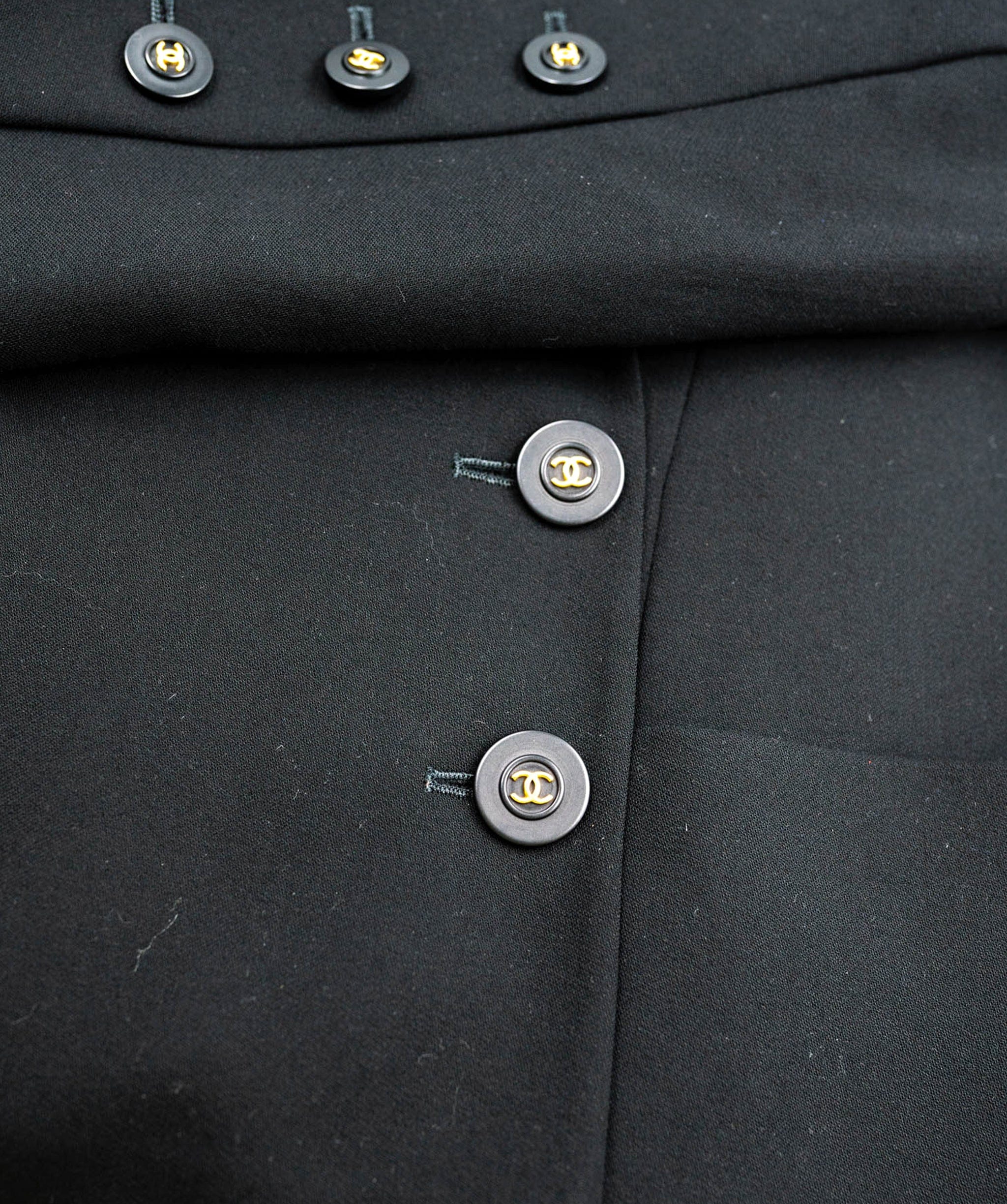 Chanel Chanel 94P Skirt Suits Black #42 ASL4793